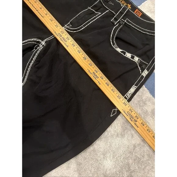 Rock Revival ELIAS Straight Black Jeans Mens 38 CUSTOM WAIST (See Measurements) - Picture 14 of 14
